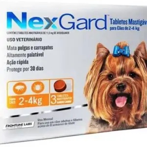 NEXGARD CLASICO DE 2 A 4 KG X 3 TAB